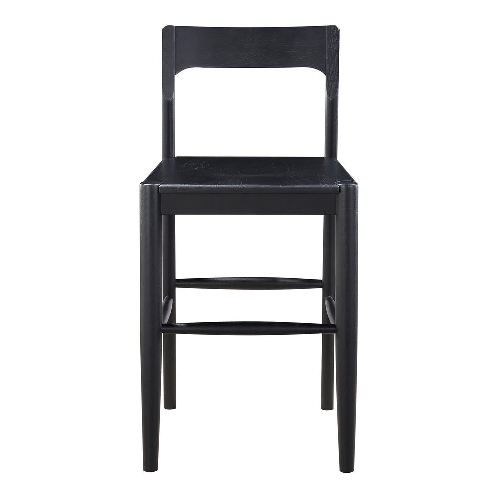 Moes Home - Owing Counter Stool Black - BC-1124-02 view 1