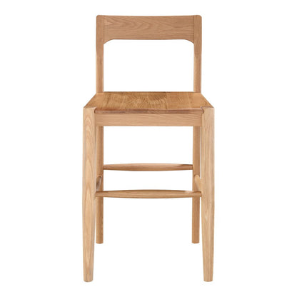 Moes Home - Owing Counter Stool Natural Oak - BC-1124-24 view 1