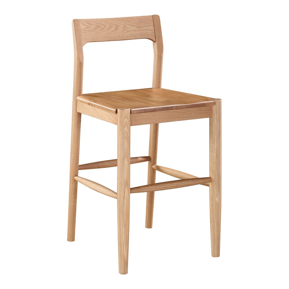 Moes Home - Owing Counter Stool Natural Oak - BC-1124-24 view 3