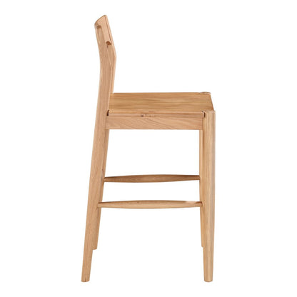 Moes Home - Owing Counter Stool Natural Oak - BC-1124-24 view 4