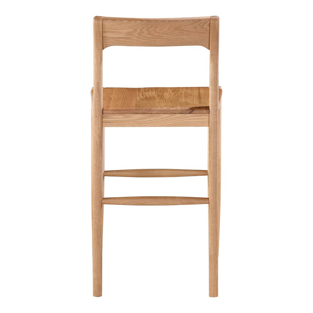 Moes Home - Owing Counter Stool Natural Oak - BC-1124-24 view 5