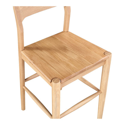Moes Home - Owing Counter Stool Natural Oak - BC-1124-24 view 6