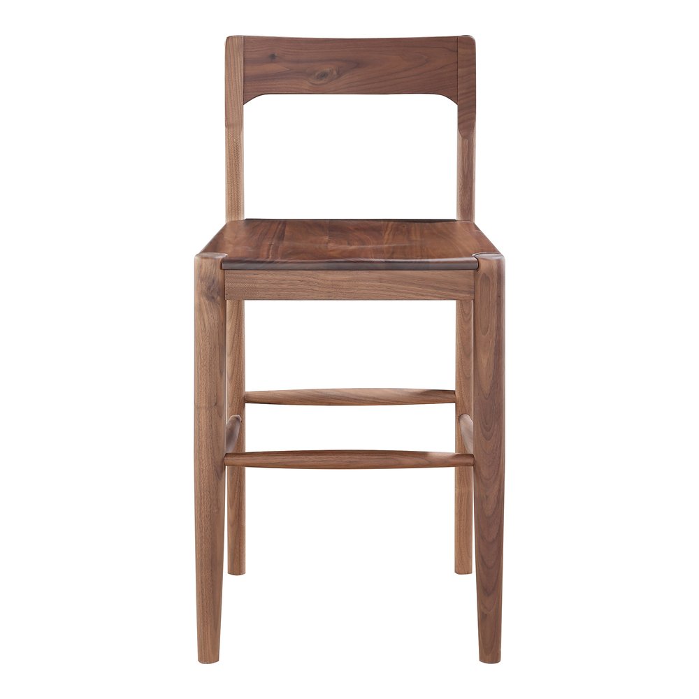 Moes Home - Owing Counter Stool Walnut Brown - BC-1124-03 view 1