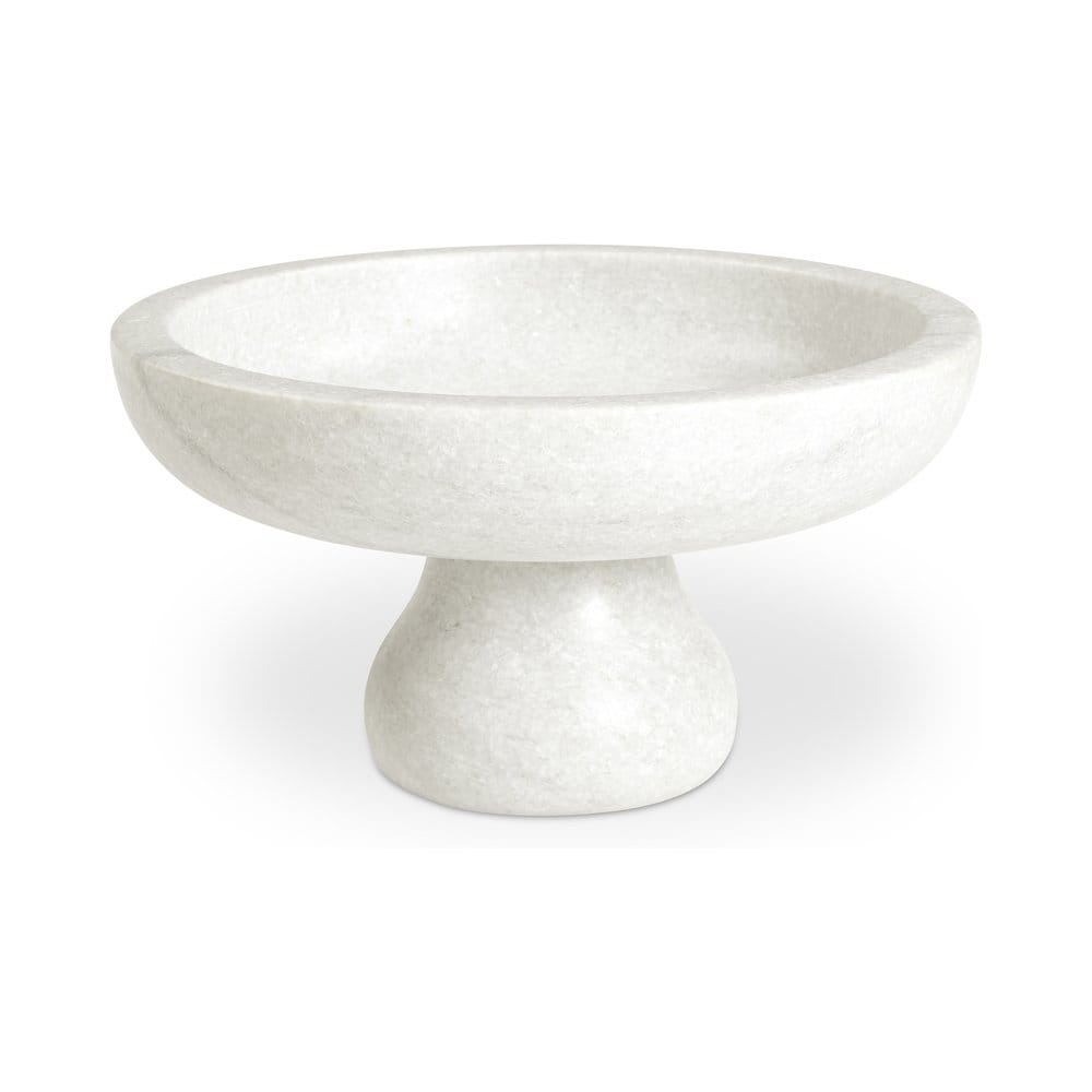 Moes Home - Palermo Pedestal Bowl White Marble - PZ-1023-18 view 2