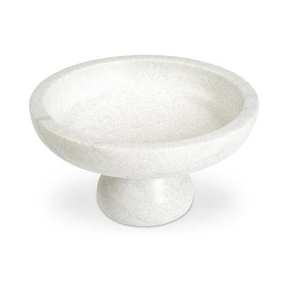 Moes Home - Palermo Pedestal Bowl White Marble - PZ-1023-18 view 3