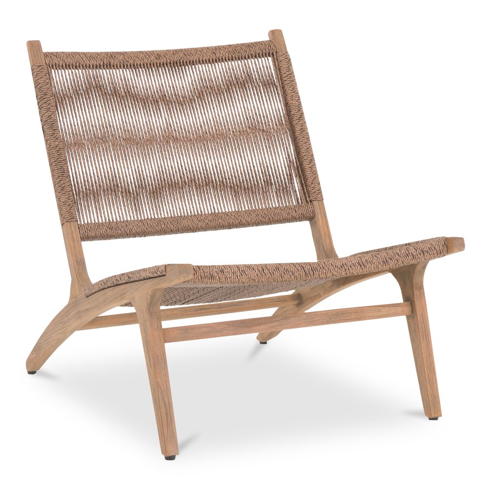 Moes Home - Palma Outdoor Lounge Chair Warm Brown - CV-1022-03 view 3