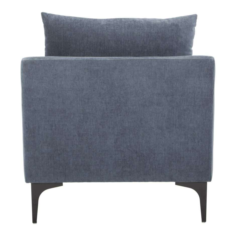 Moes Home - Paris Arm Chair in Blue - JM-1010-26 veiw 4