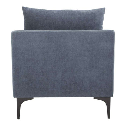 Moes Home - Paris Arm Chair in Blue - JM-1010-26 veiw 4