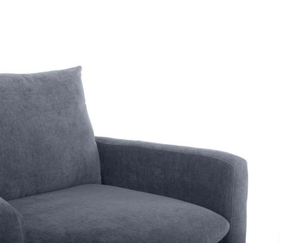Moes Home - Paris Arm Chair in Blue - JM-1010-26 veiw 5