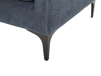 Moes Home - Paris Arm Chair in Blue - JM-1010-26 veiw 6