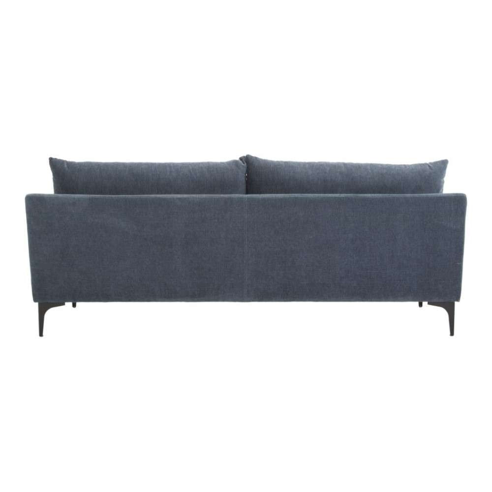 Moes Home - Paris Sofa in Blue - JM-1011-26 veiw 4
