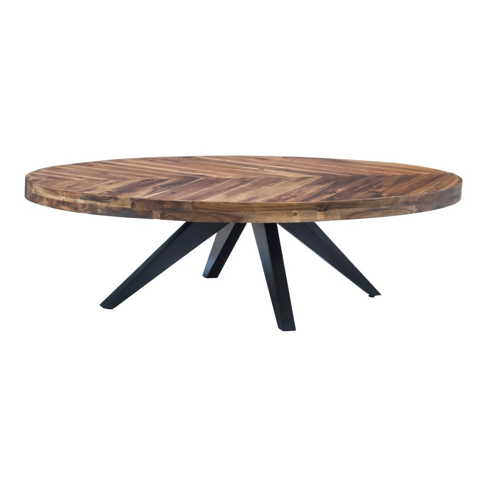Moes Home - Parq Oval Coffee Table - TL-1020-14 veiw 2