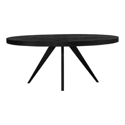 Moes Home - Parq Oval Dining Table Black - TL-1019-02 veiw 1