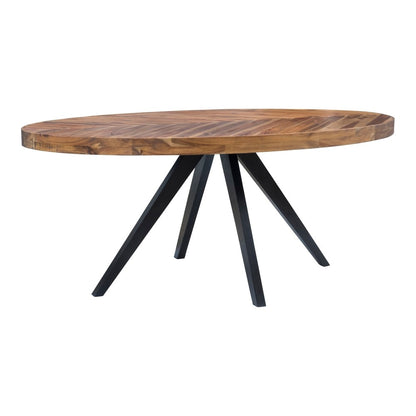 Moes Home - Parq Oval Dining Table - TL-1019-14 veiw 2
