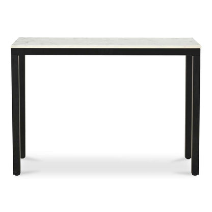Moes Home - Parson Console Table White Marble - KY-1035-02-0 veiw 1