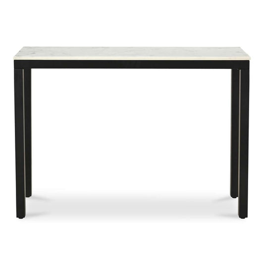 Moes Home - Parson Console Table White Marble - KY-1035-02-0 veiw 1