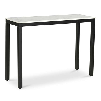 Moes Home - Parson Console Table White Marble - KY-1035-02-0 veiw 3
