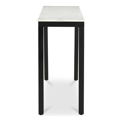 Moes Home - Parson Console Table White Marble - KY-1035-02-0 veiw 5