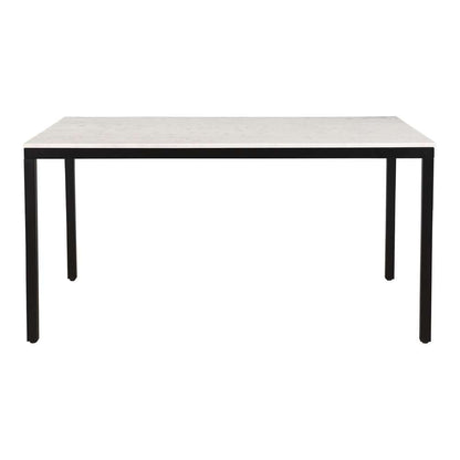 Moes Home - Parson Dining Table White Marble - KY-1021-02-0 veiw 1
