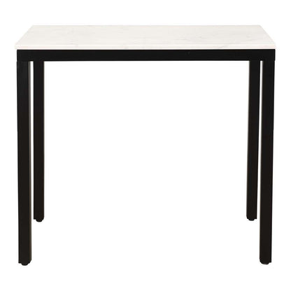 Moes Home - Parson Mini Desk White Marble - KY-1025-02-0 veiw 1
