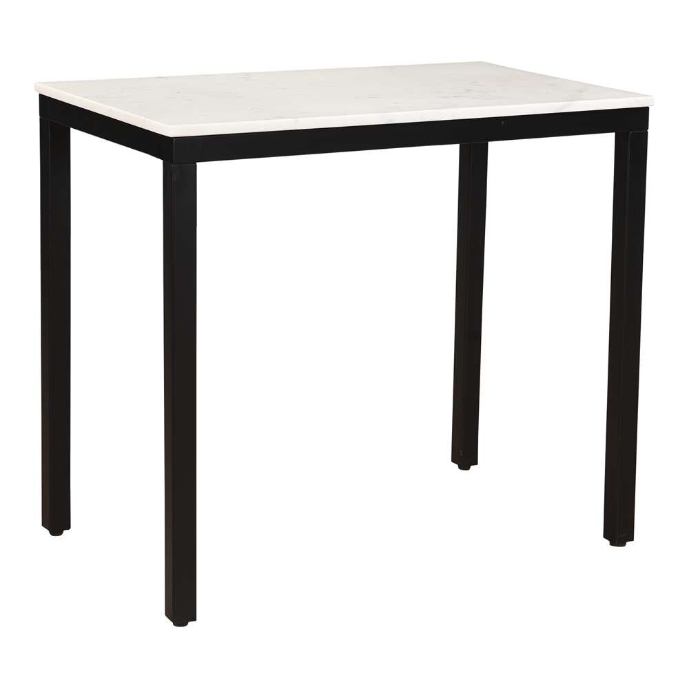 Moes Home - Parson Mini Desk White Marble - KY-1025-02-0 veiw 2