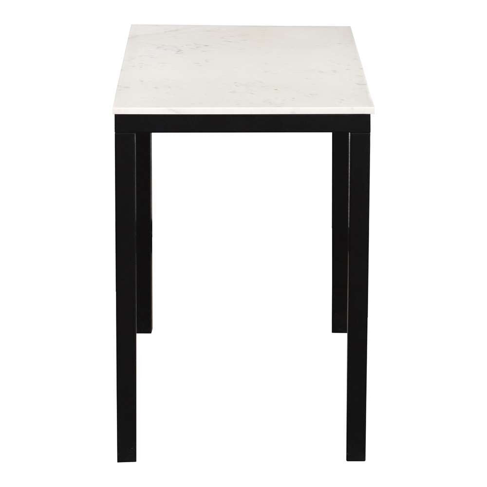 Moes Home - Parson Mini Desk White Marble - KY-1025-02-0 veiw 3