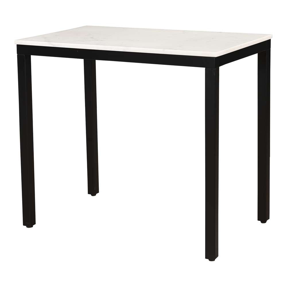 Moes Home - Parson Mini Desk White Marble - KY-1025-02-0 veiw 4