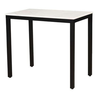 Moes Home - Parson Mini Desk White Marble - KY-1025-02-0 veiw 4