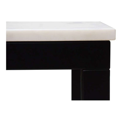 Moes Home - Parson Mini Desk White Marble - KY-1025-02-0 veiw 6