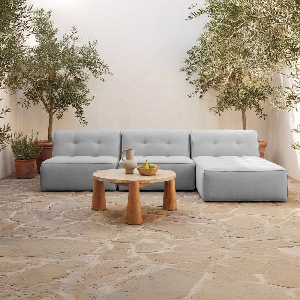 Moes Home - Pax Outdoor Coffee Table Natural - TA-1021-24 view 10