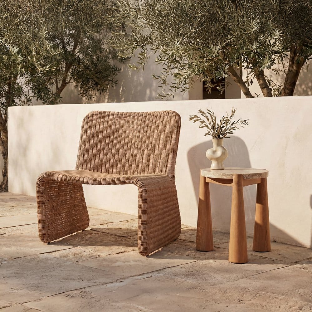 Moes Home - Pax Outdoor Side Table Natural - TA-1020-24 view 10