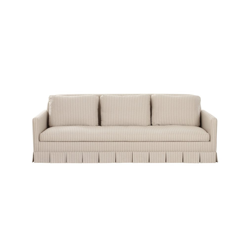 Moes Home - Pellicano Sofa Beige Stripe - OA-1065-34 view 1