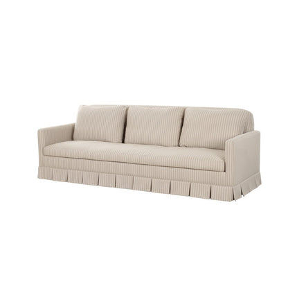 Moes Home - Pellicano Sofa Beige Stripe - OA-1065-34 view 6