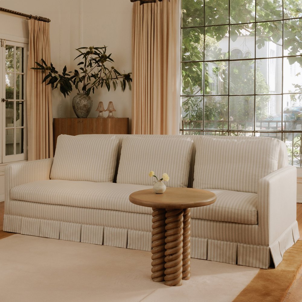 Moes Home - Pellicano Sofa Beige Stripe - OA-1065-34 view 11
