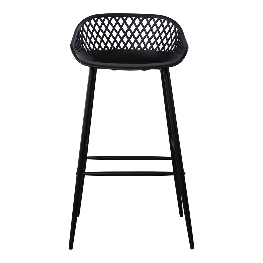 Moes Home - Piazza Outdoor Bar Stool in Black (Set of 2) - QX-1004-02 veiw 1