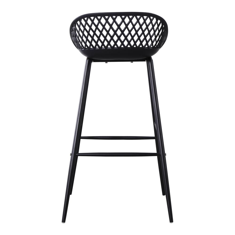 Moes Home - Piazza Outdoor Bar Stool in Black (Set of 2) - QX-1004-02 veiw 5