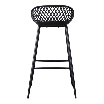 Moes Home - Piazza Outdoor Bar Stool in Black (Set of 2) - QX-1004-02 veiw 5