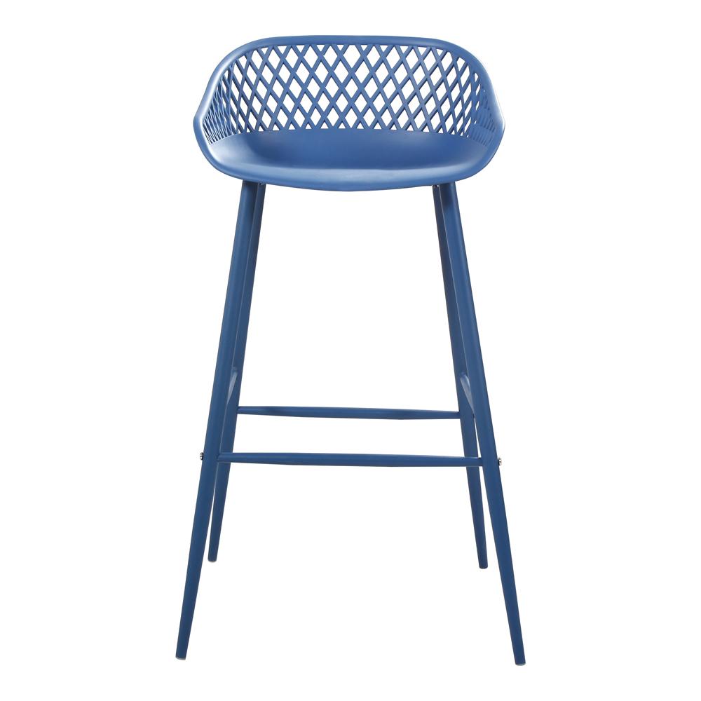Moes Home - Piazza Outdoor Bar Stool in Blue (Set of 2) - QX-1004-26 veiw 1