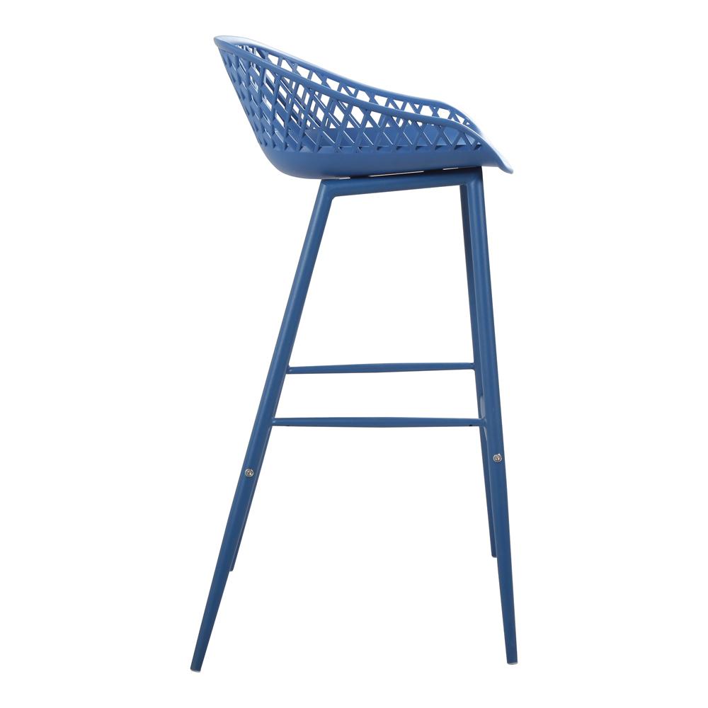 Moes Home - Piazza Outdoor Bar Stool in Blue (Set of 2) - QX-1004-26 veiw 3