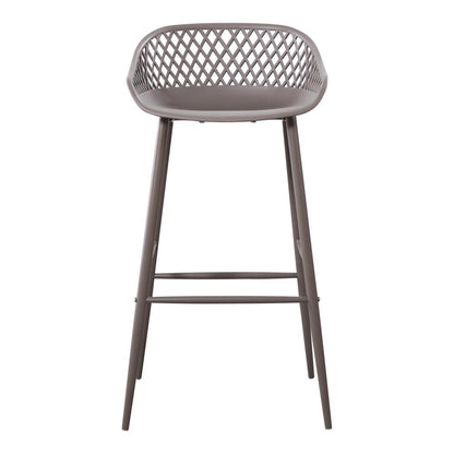 Moes Home - Piazza Outdoor Bar Stool in Grey (Set of 2) - QX-1004-15 veiw 1