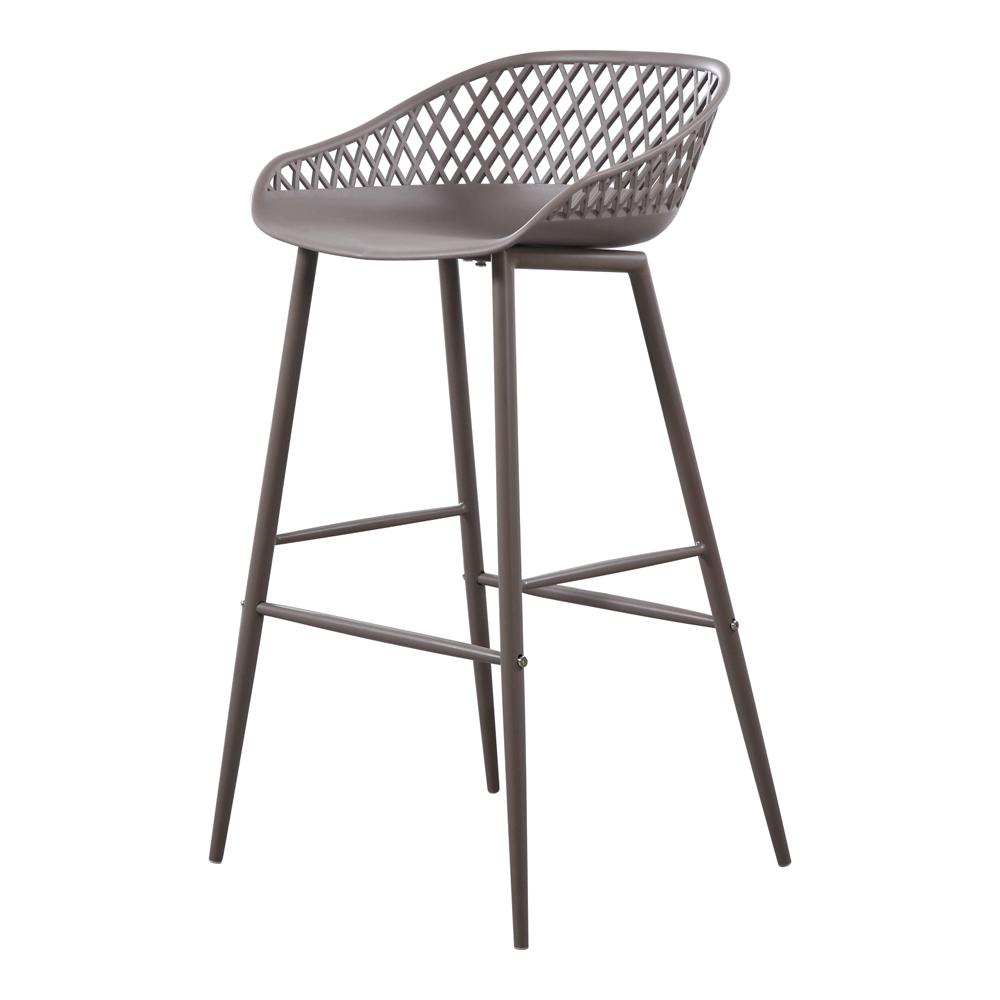Moes Home - Piazza Outdoor Bar Stool in Grey (Set of 2) - QX-1004-15 veiw 2