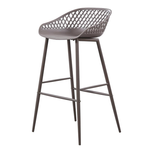 Moes Home - Piazza Outdoor Bar Stool in Grey (Set of 2) - QX-1004-15 veiw 2