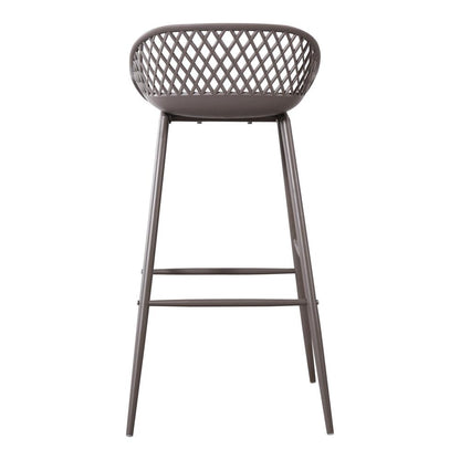 Moes Home - Piazza Outdoor Bar Stool in Grey (Set of 2) - QX-1004-15 veiw 5