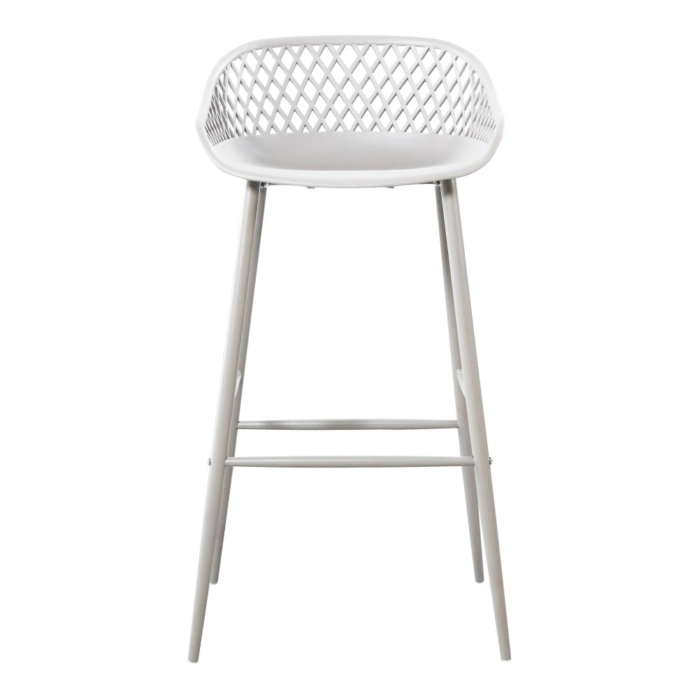 Moes Home - Piazza Outdoor Barstool White (Set of 2) - QX-1004-18 veiw 2