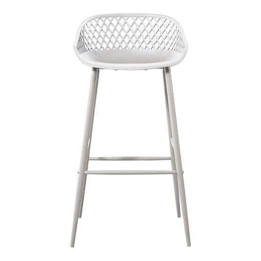 Moes Home - Piazza Outdoor Barstool White (Set of 2) - QX-1004-18 veiw 2