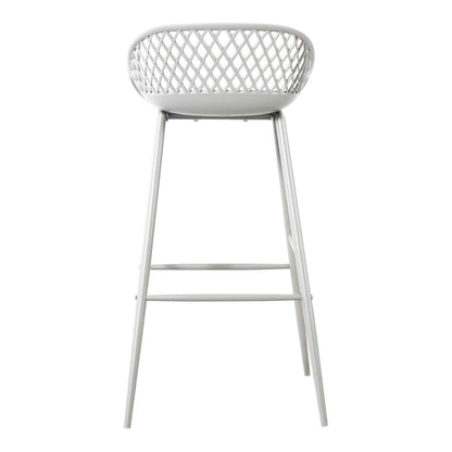 Moes Home - Piazza Outdoor Barstool White (Set of 2) - QX-1004-18 veiw 5