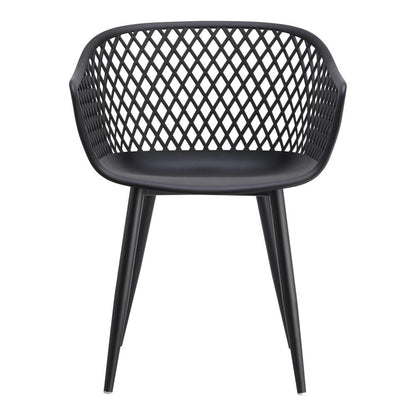 Moes Home - Piazza Outdoor Chair in Black (Set of 2) - QX-1001-02 veiw 1