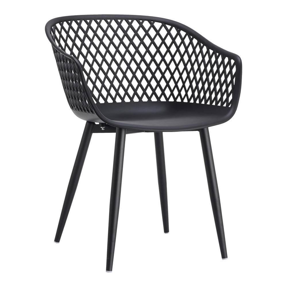 Moes Home - Piazza Outdoor Chair in Black (Set of 2) - QX-1001-02 veiw 2