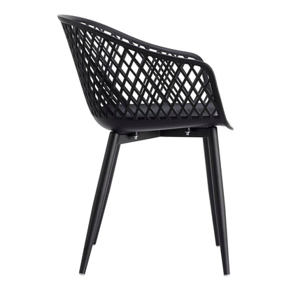 Moes Home - Piazza Outdoor Chair in Black (Set of 2) - QX-1001-02 veiw 3