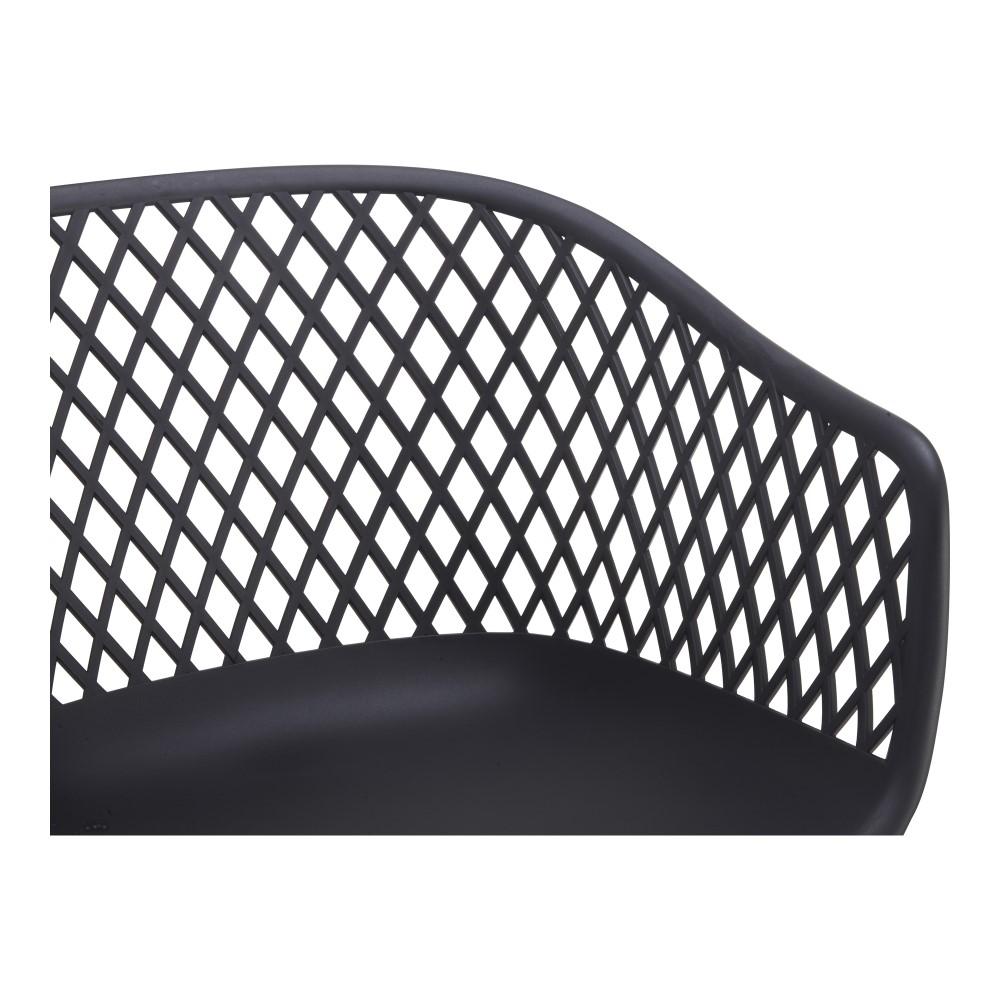 Moes Home - Piazza Outdoor Chair in Black (Set of 2) - QX-1001-02 veiw 5